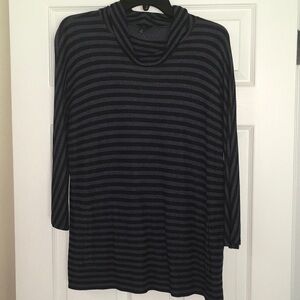 Talbots Petite Cowl Neck Long Sleeve Shirt